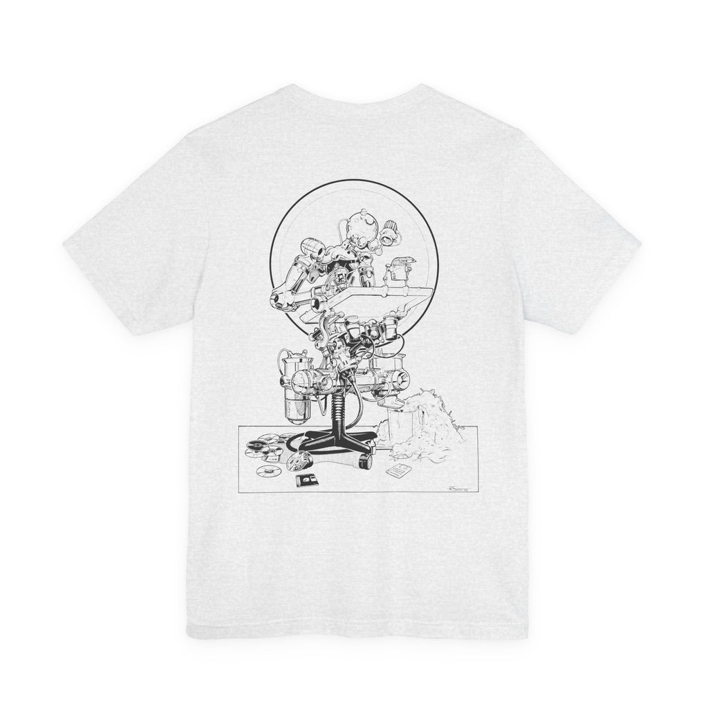 The Robotic Artist T-Shirt by Hendrith Designs. Artwork by Richard Smith