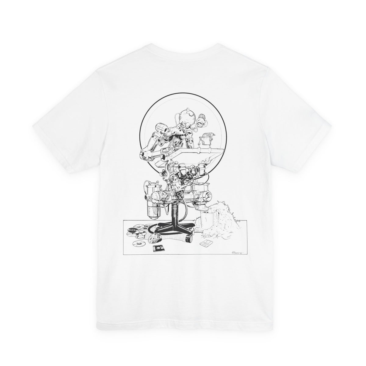 The Robotic Artist T-Shirt by Hendrith Designs. Artwork by Richard Smith