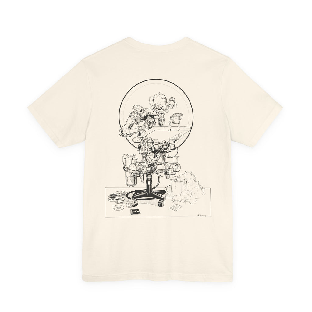 The Robotic Artist T-Shirt by Hendrith Designs. Artwork by Richard Smith