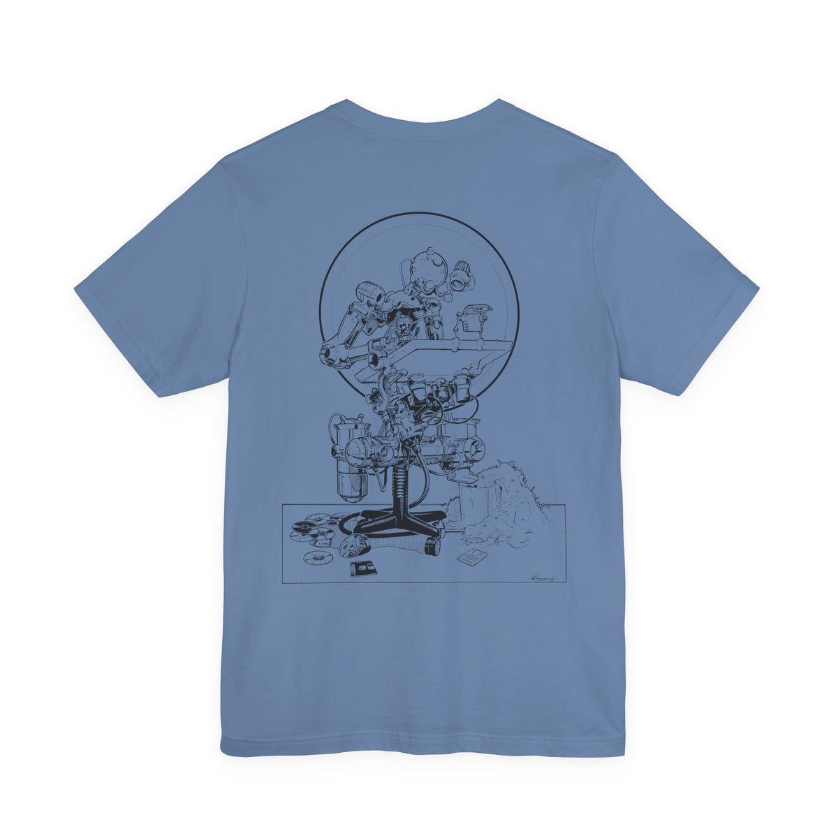 The Robotic Artist T-Shirt by Hendrith Designs. Artwork by Richard Smith
